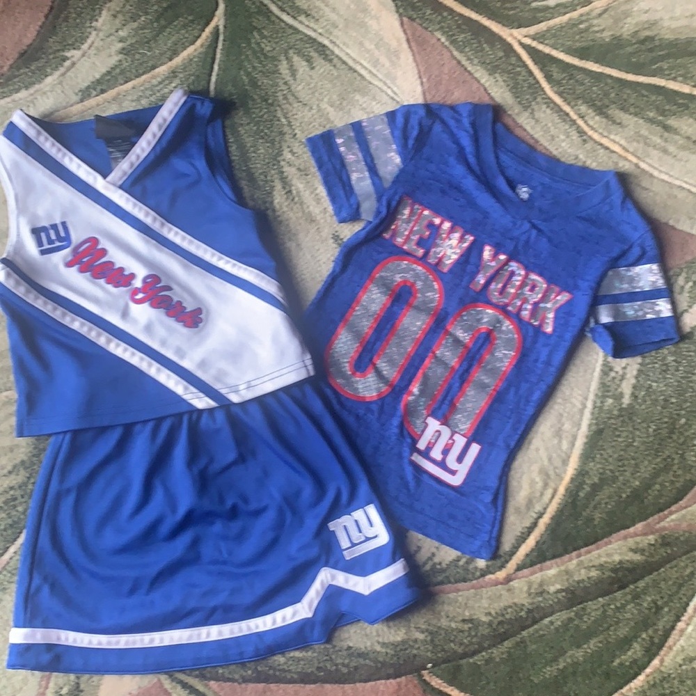 NFL Official NYG Cheerleader Set and Tee